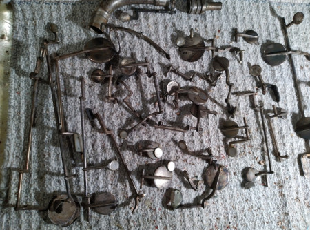 Mechanika alt saxofónu pred čistením