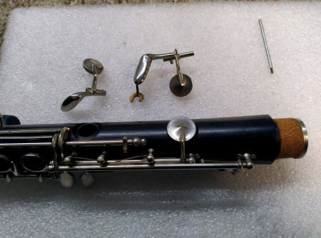 Oprava mechaniky, klarinet
