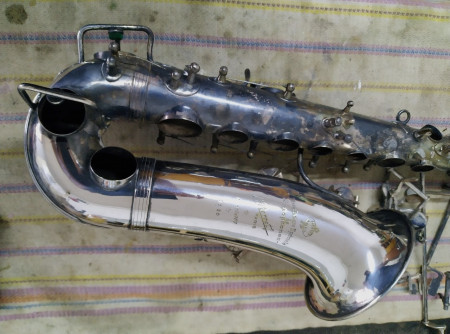 Francúzsky alt saxofón - proces čistenie 